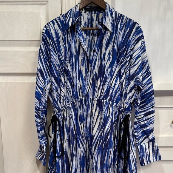 Proenza Schouler amazing full dress with adjustable tie waist - Picture 4 of 11